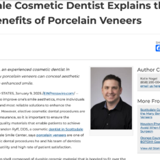 Scottsdale cosmetic dentist, Brandon Ryff, DDS, discusses how porcelain veneers can be advantageous for an enhanced smile.